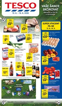 TESCO leták - Vaše šance skórovat