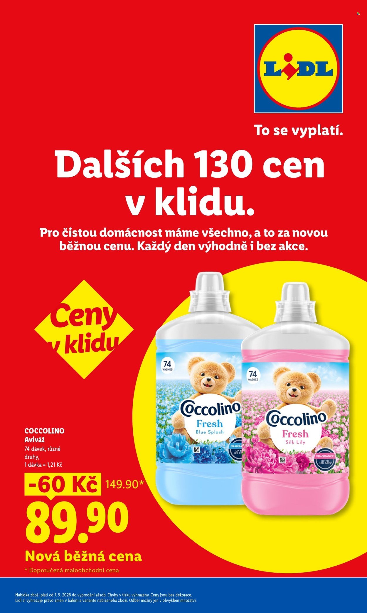LIDL leták - Dalších 130 cen v klidu.