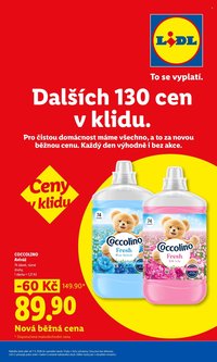 LIDL leták - Dalších 130 cen v klidu.