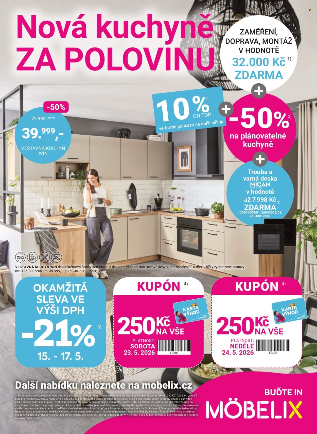 MÖBELIX leták - Nová kuchyně za polovinu (2026-05-11 - 2026-06-07)