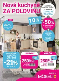 MÖBELIX leták - Nová kuchyně za polovinu (2026-05-11 - 2026-06-07)