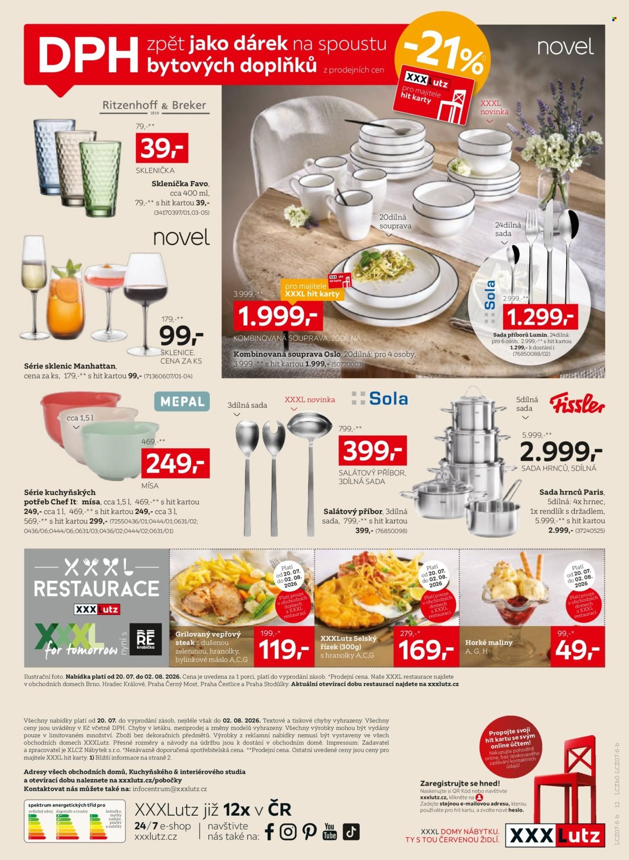 XXXLUTZ leták - Sleva 21 % na téměř vše