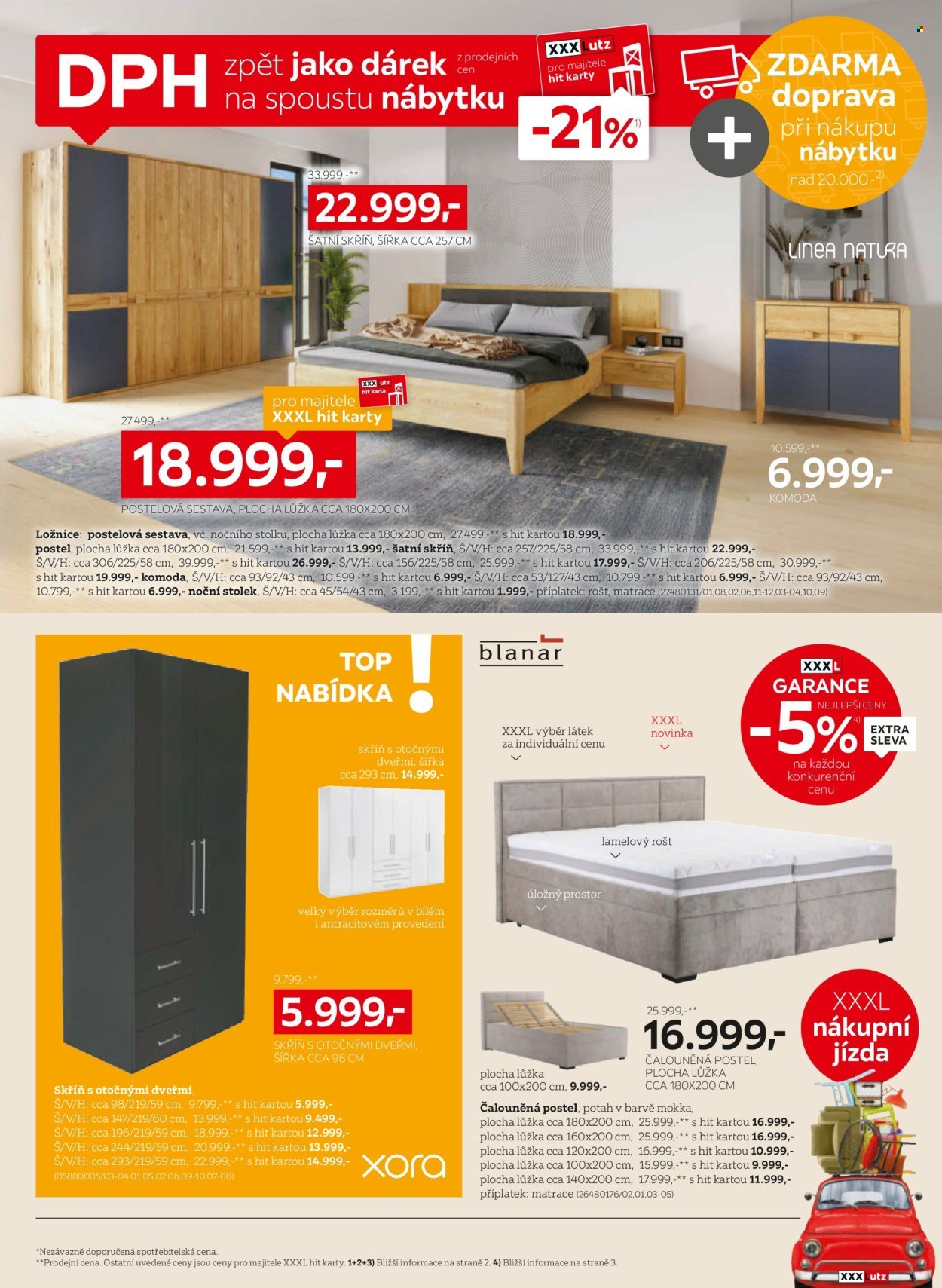 XXXLUTZ leták - Sleva 21 % na téměř vše