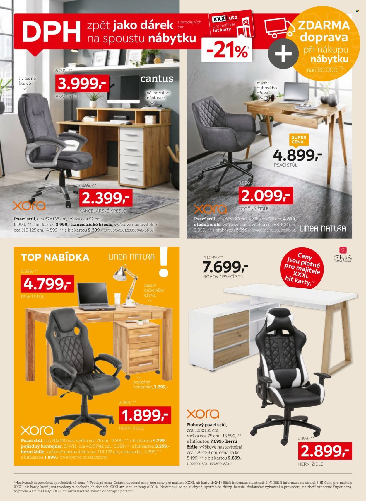 XXXLUTZ leták - Sleva 21 % na téměř vše