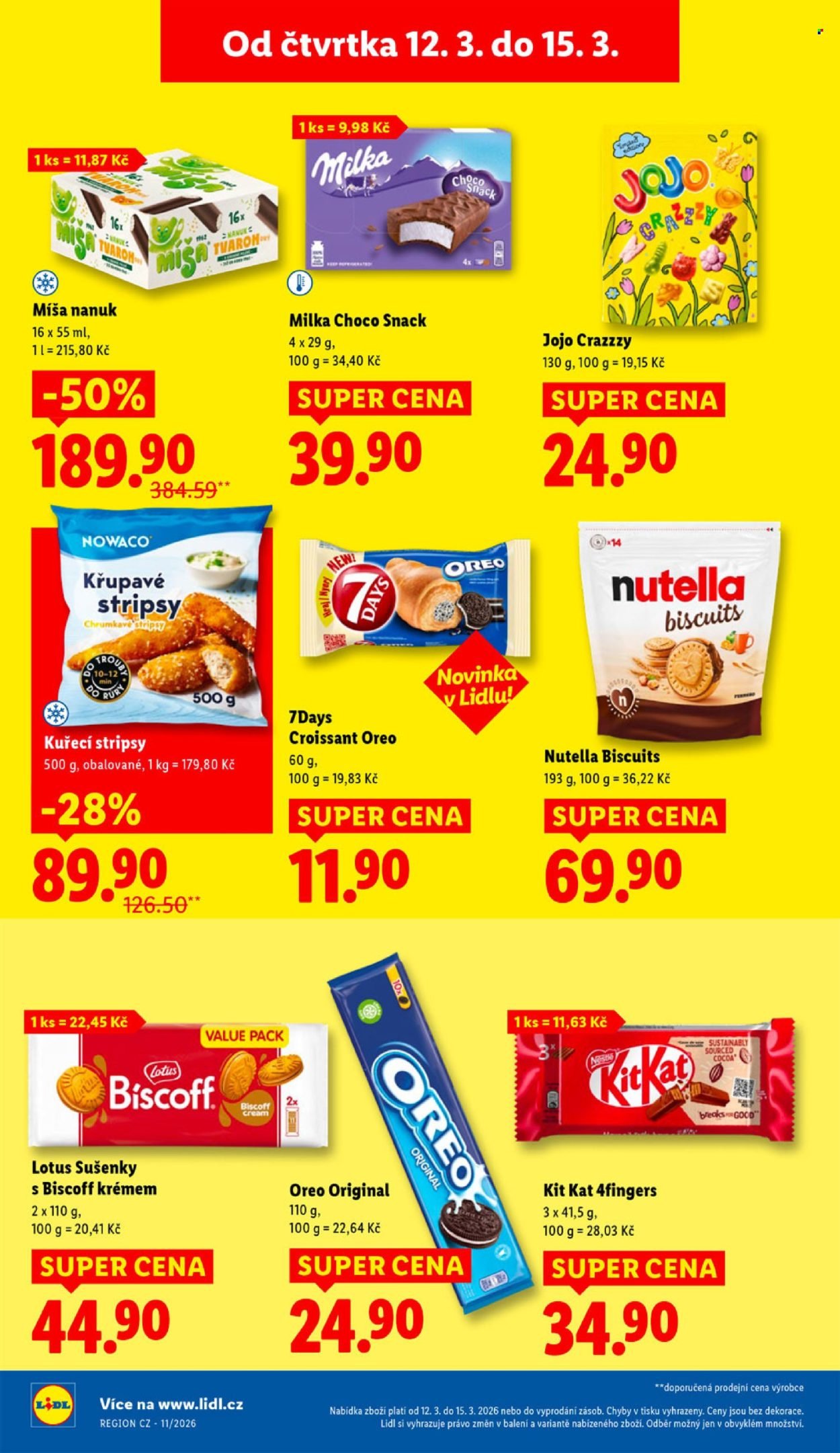 LIDL leták - Od čtvrtka 12.3.2026 (2026-03-12 - 2026-03-15)