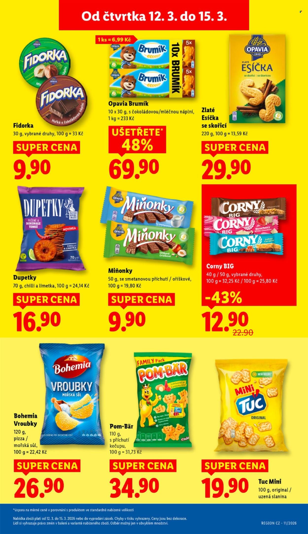 LIDL leták - Od čtvrtka 12.3.2026 (2026-03-12 - 2026-03-15)