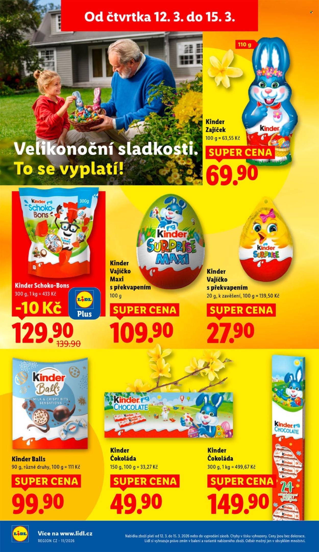 LIDL leták - Od čtvrtka 12.3.2026 (2026-03-12 - 2026-03-15)