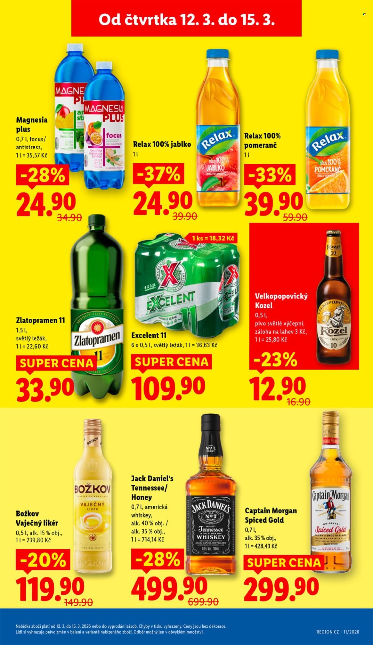 LIDL leták - Od čtvrtka 12.3.2026 (2026-03-12 - 2026-03-15)