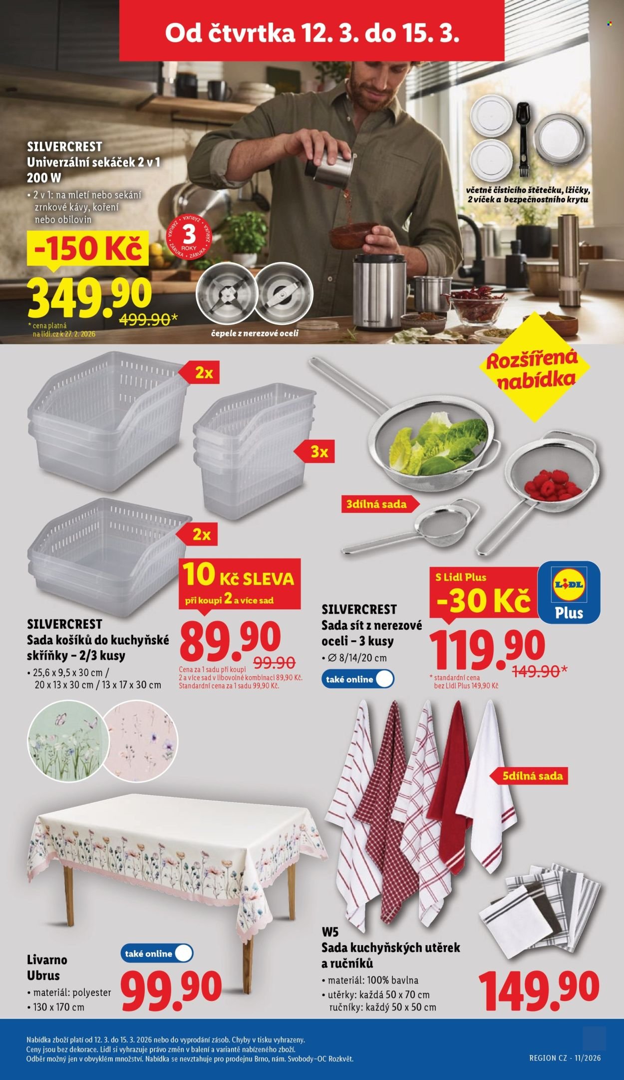 LIDL leták - Od čtvrtka 12.3.2026 (2026-03-12 - 2026-03-15)