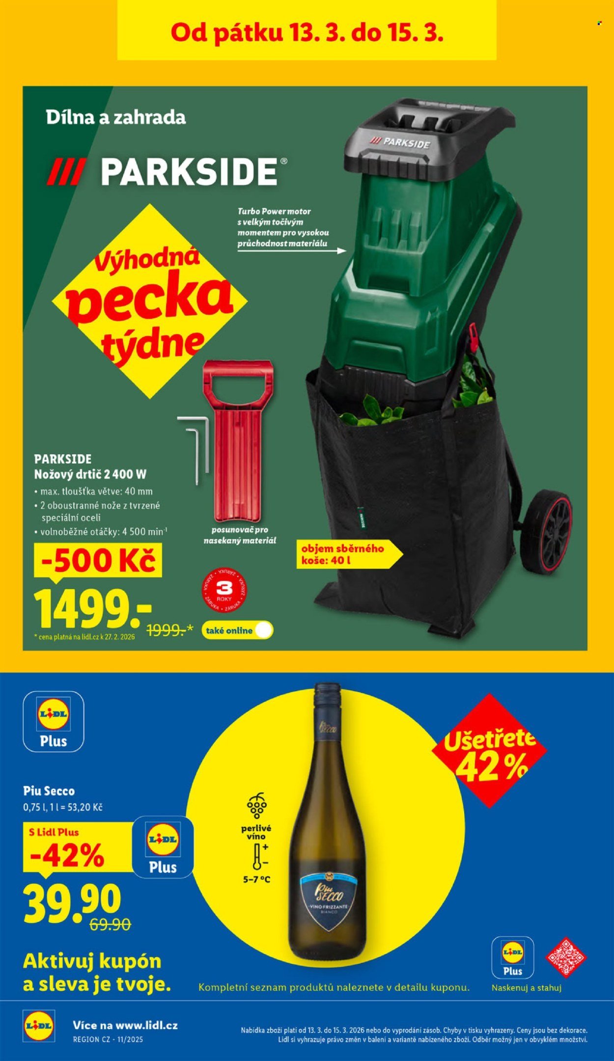 LIDL leták - Od čtvrtka 12.3.2026 (2026-03-12 - 2026-03-15)