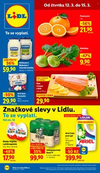 LIDL leták - Od čtvrtka 12.3.2026 (2026-03-12 - 2026-03-15)