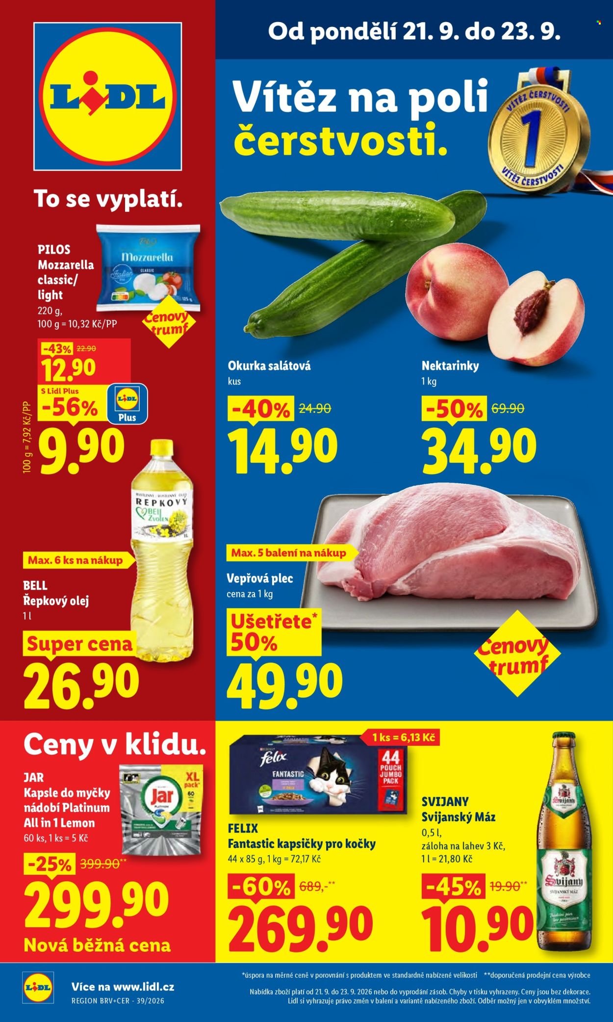 LIDL leták - Od pondělí 21.9.2026