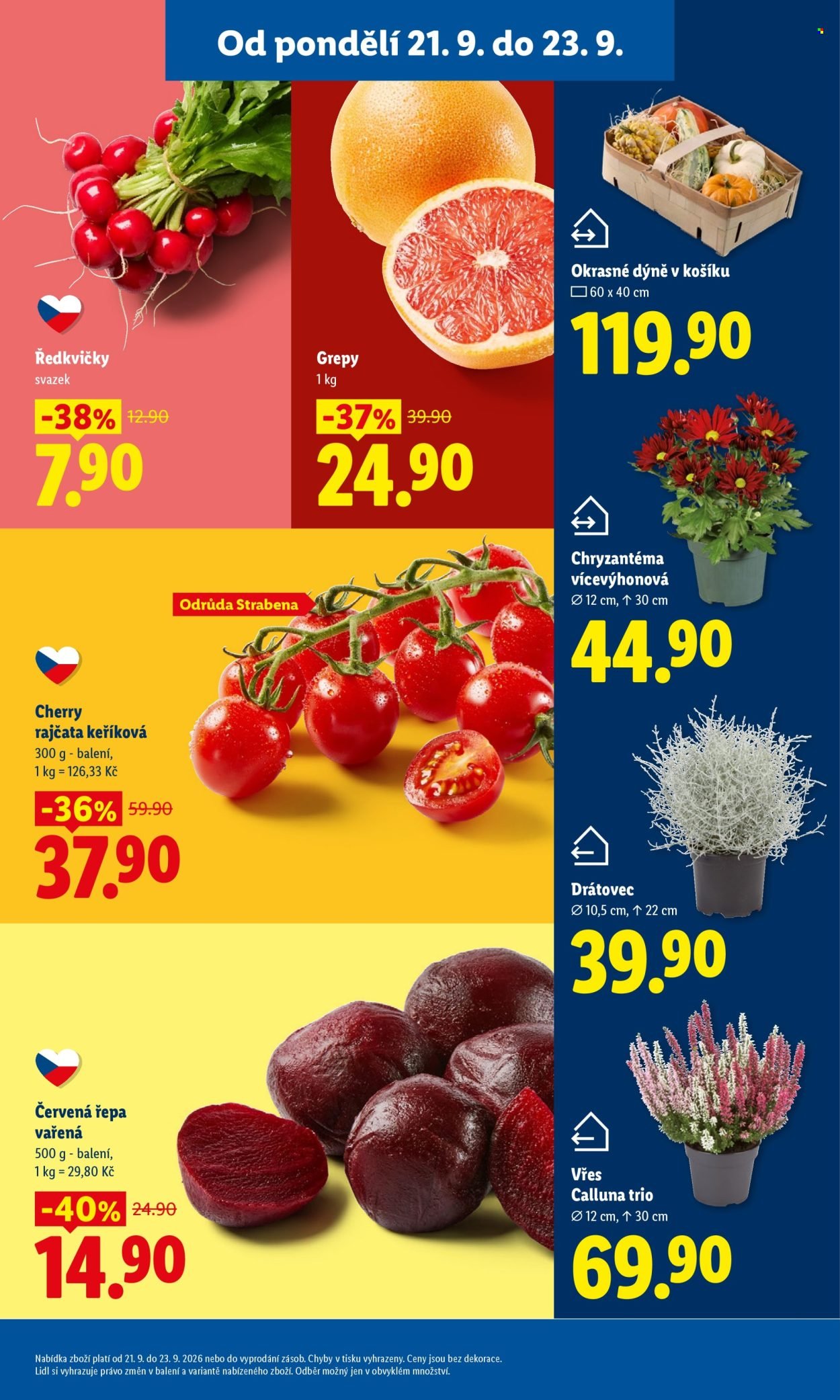 LIDL leták - Od pondělí 21.9.2026