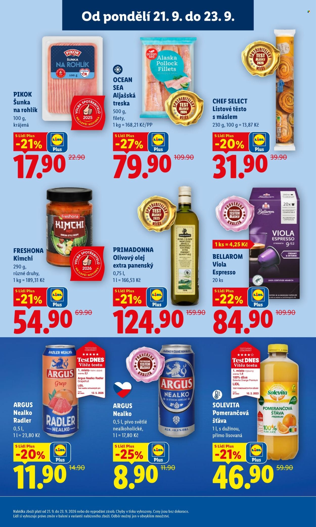 LIDL leták - Od pondělí 21.9.2026
