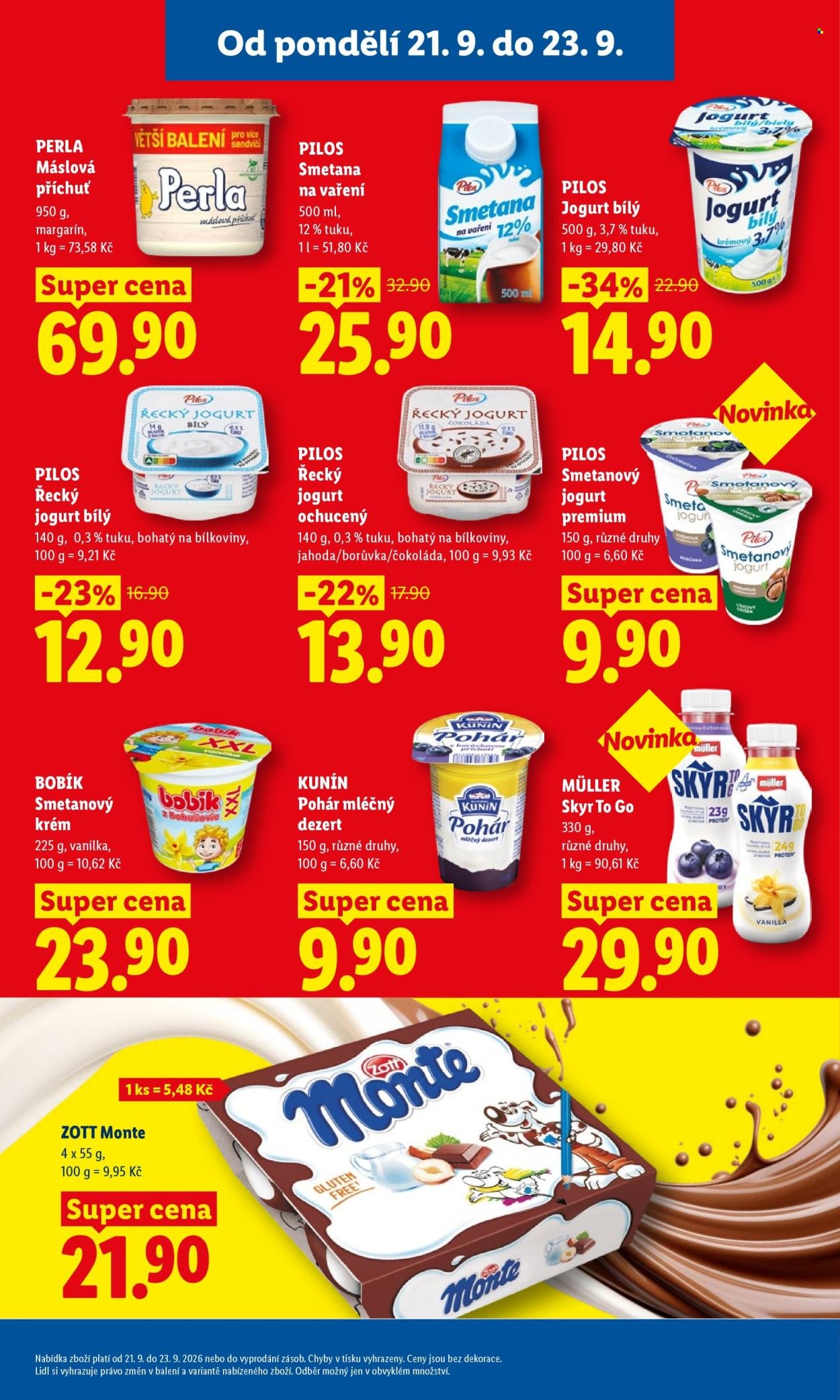 LIDL leták - Od pondělí 21.9.2026