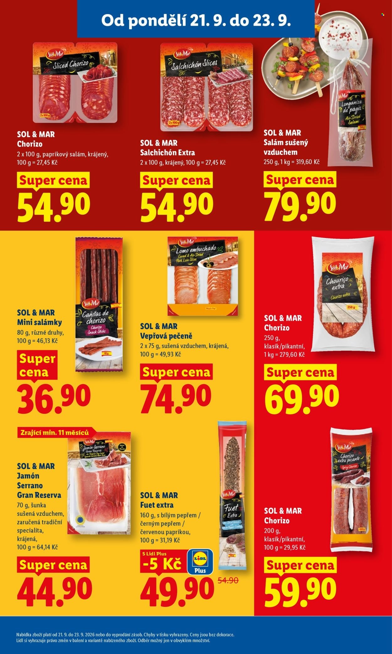 LIDL leták - Od pondělí 21.9.2026