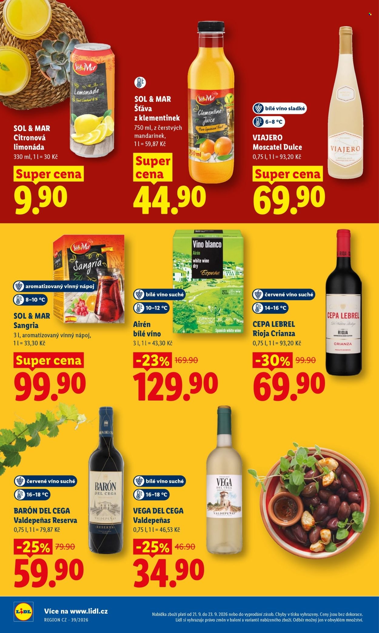 LIDL leták - Od pondělí 21.9.2026