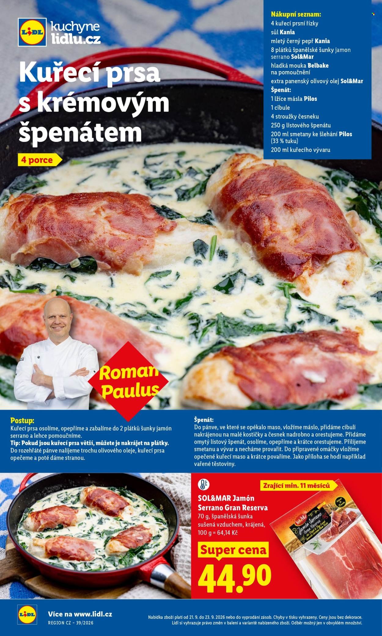 LIDL leták - Od pondělí 21.9.2026