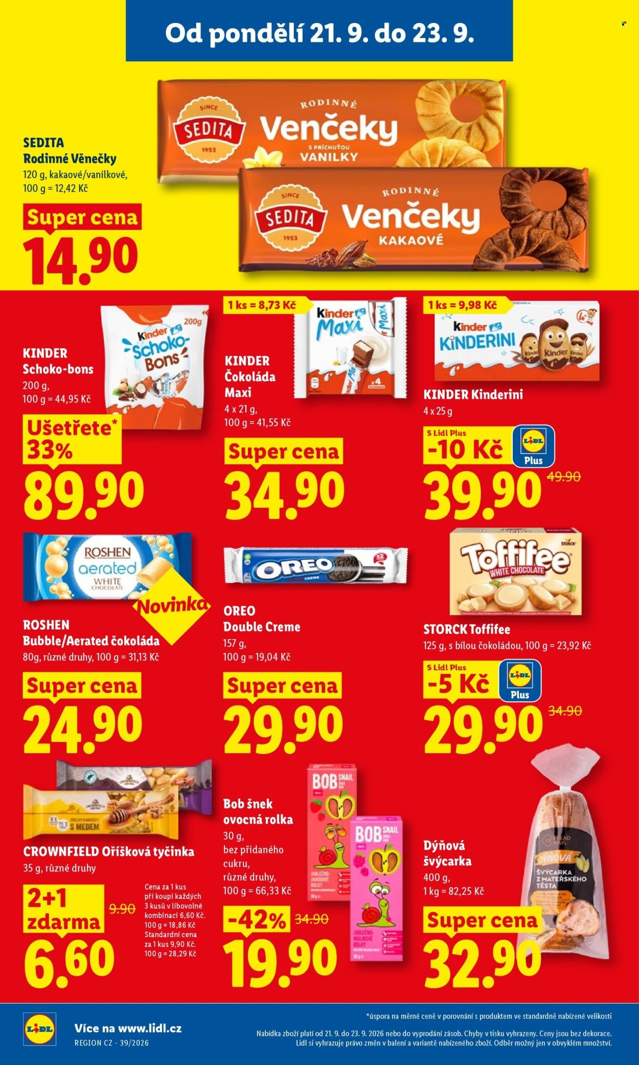 LIDL leták - Od pondělí 21.9.2026