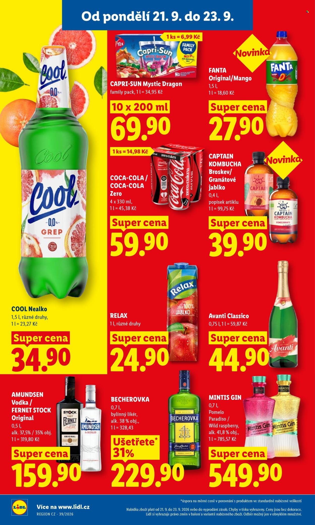 LIDL leták - Od pondělí 21.9.2026