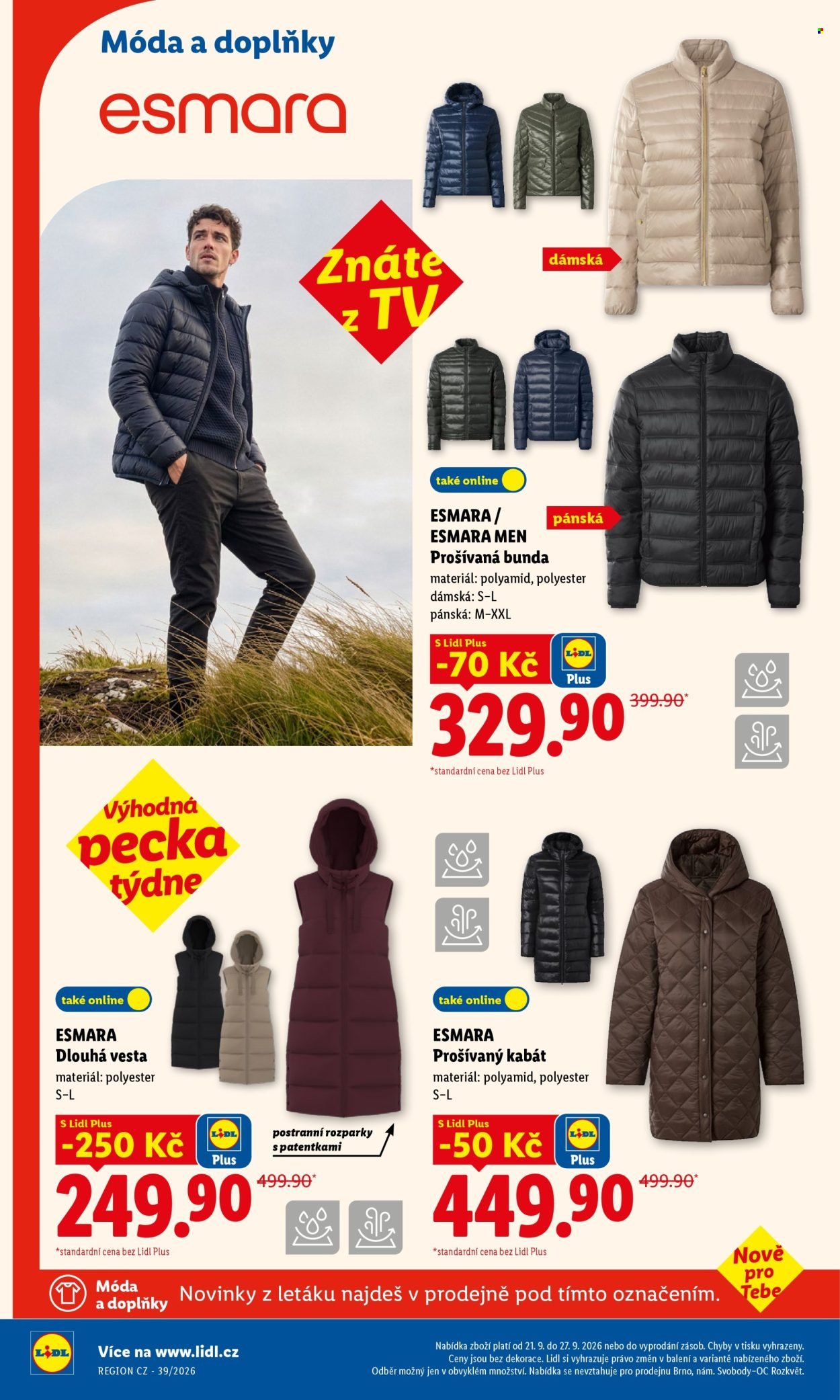 LIDL leták - Od pondělí 21.9.2026