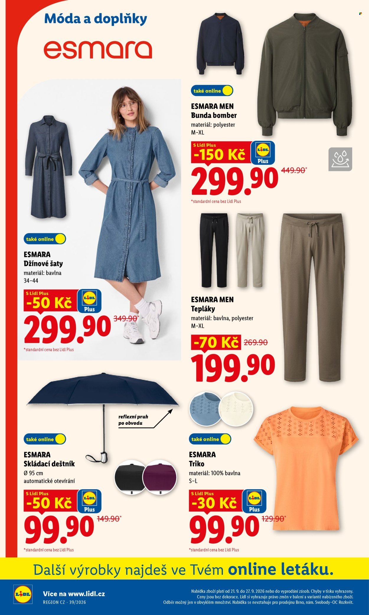 LIDL leták - Od pondělí 21.9.2026