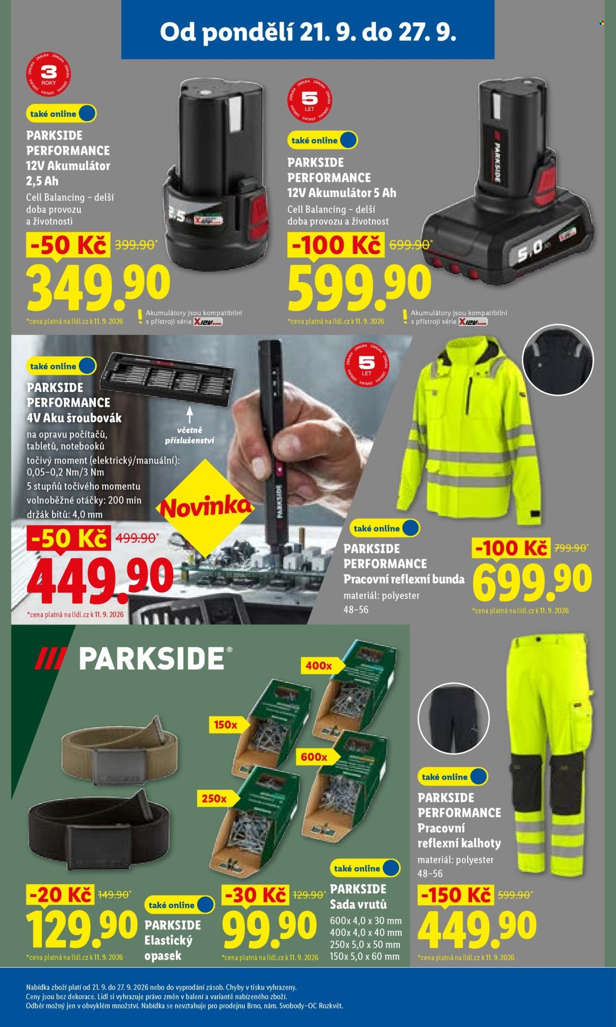 LIDL leták - Od pondělí 21.9.2026