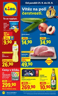 LIDL leták - Od pondělí 21.9.2026