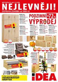 IDEA NÁBYTEK leták - Od čtvrtka 15.10.2026