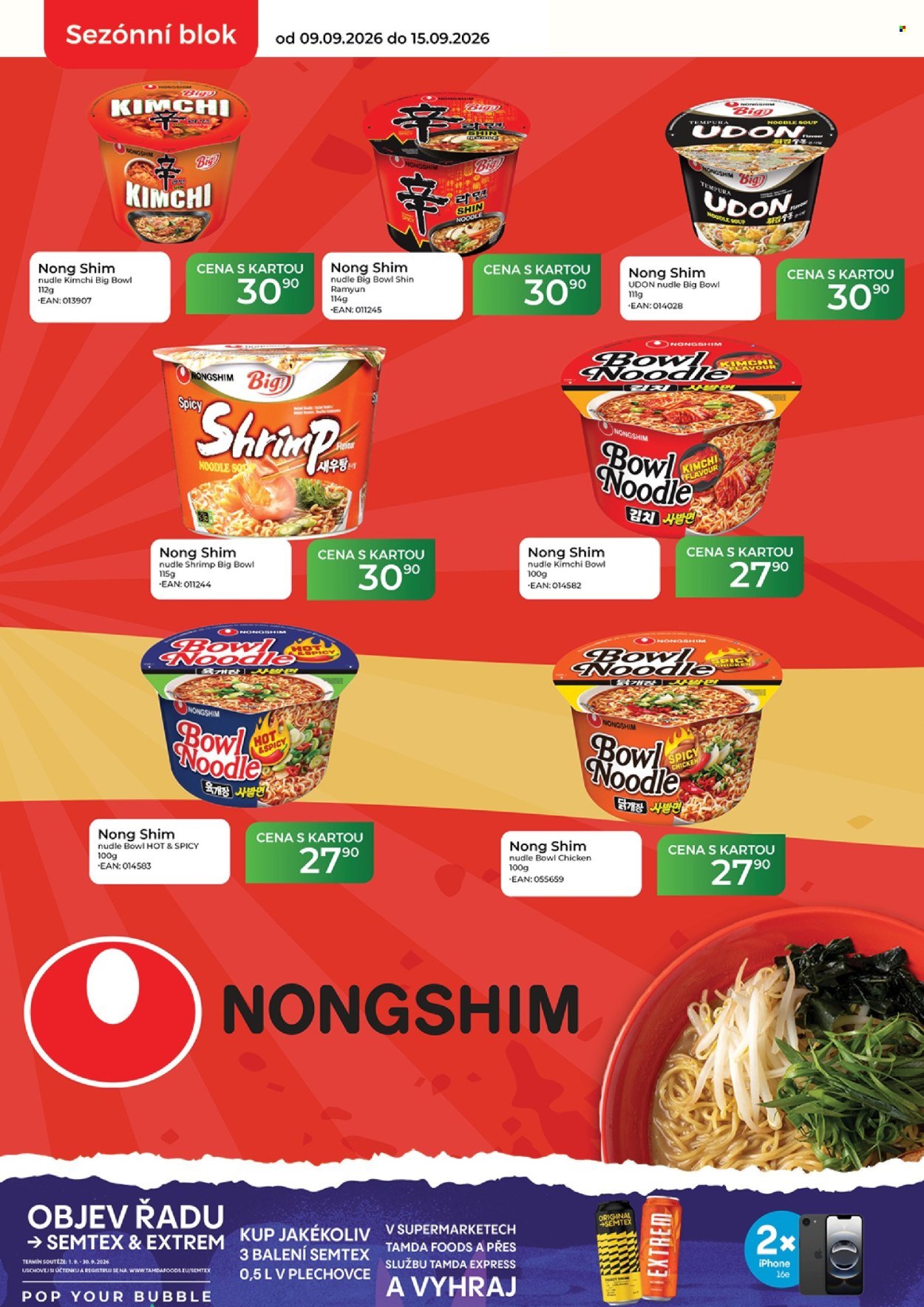 TAMDA FOODS leták - Od středy 9.9.2026