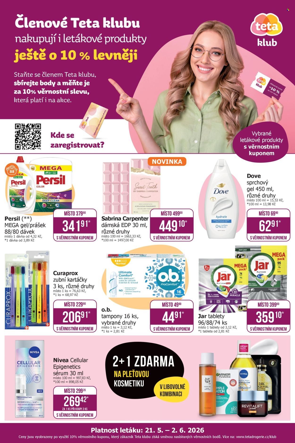 TETA DROGERIE leták - Klub (2026-05-21 - 2026-06-02)