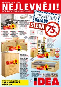 IDEA NÁBYTEK leták - Od středy 1.7.2026