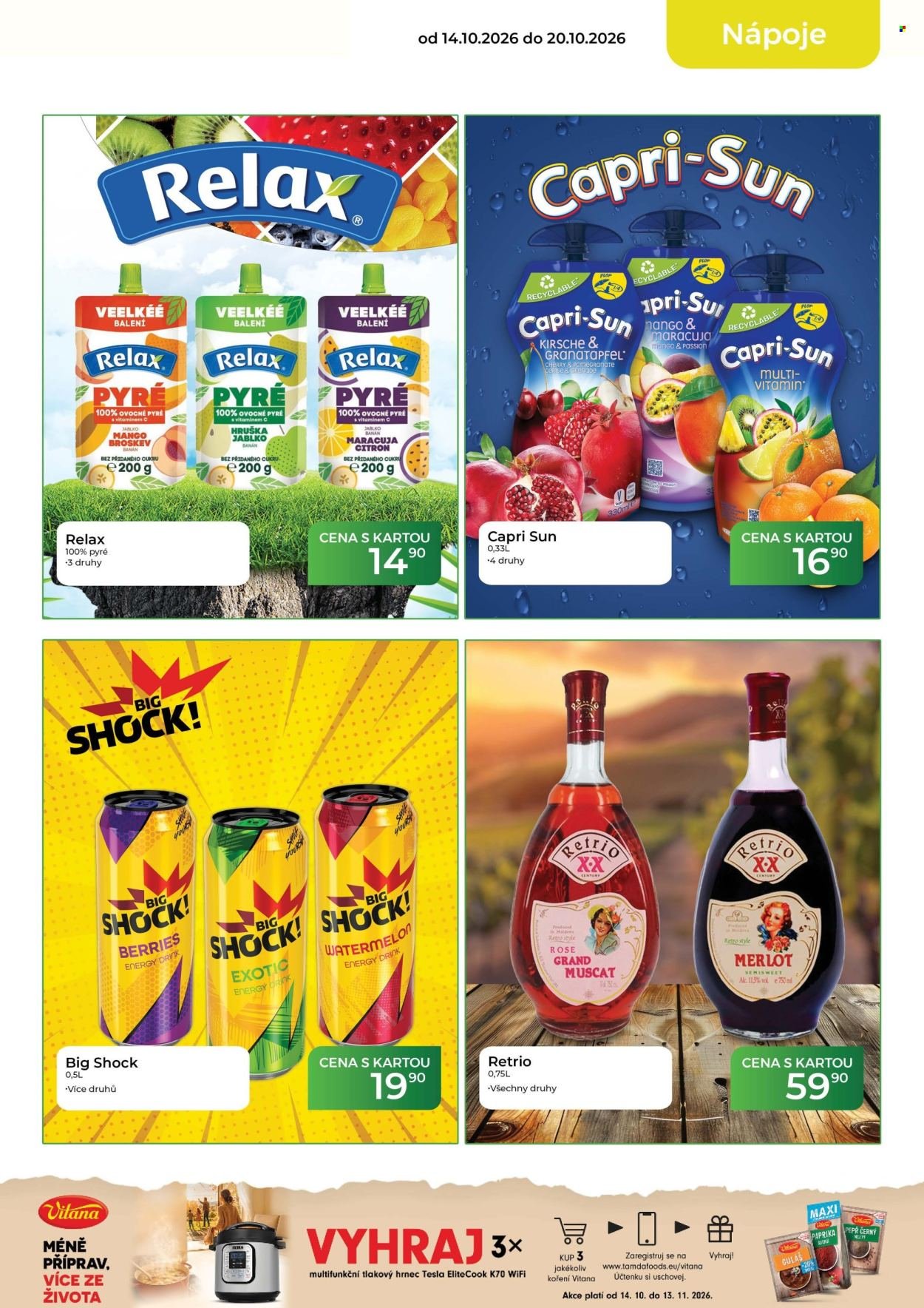 TAMDA FOODS leták - Od středy 14.10.2026