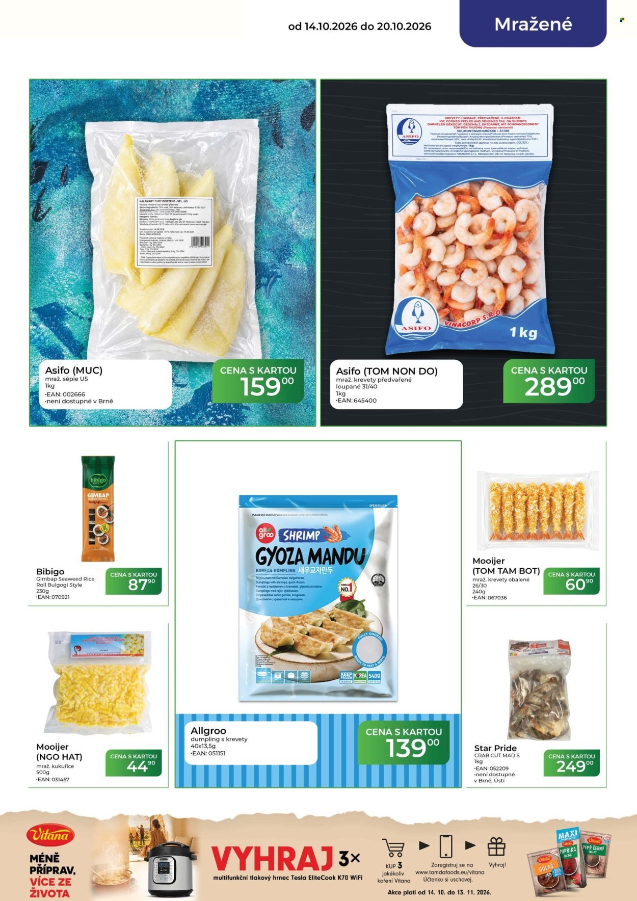 TAMDA FOODS leták - Od středy 14.10.2026