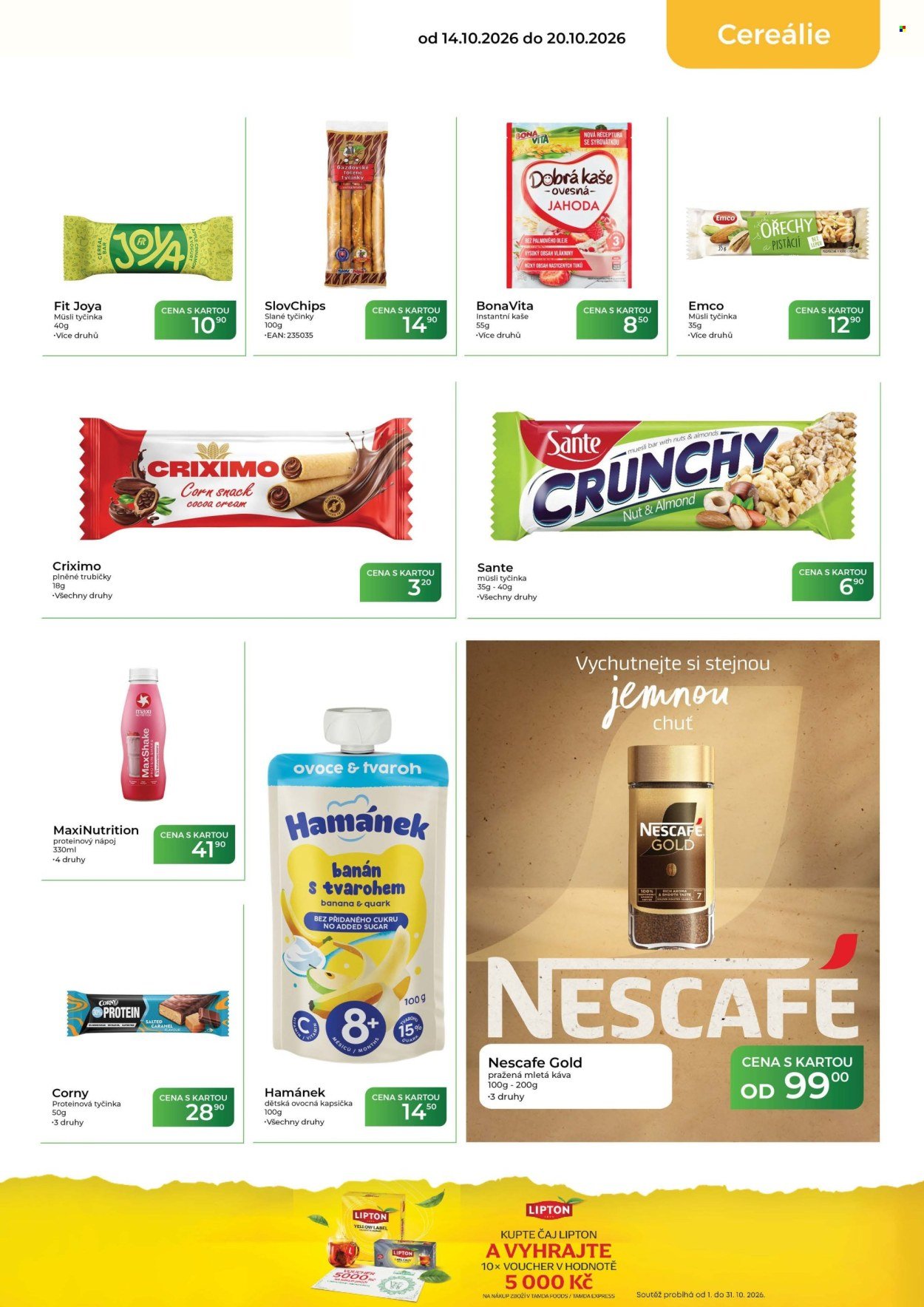 TAMDA FOODS leták - Od středy 14.10.2026
