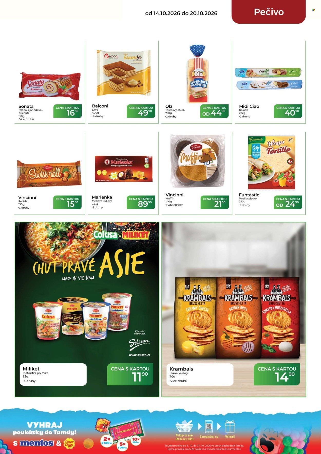 TAMDA FOODS leták - Od středy 14.10.2026
