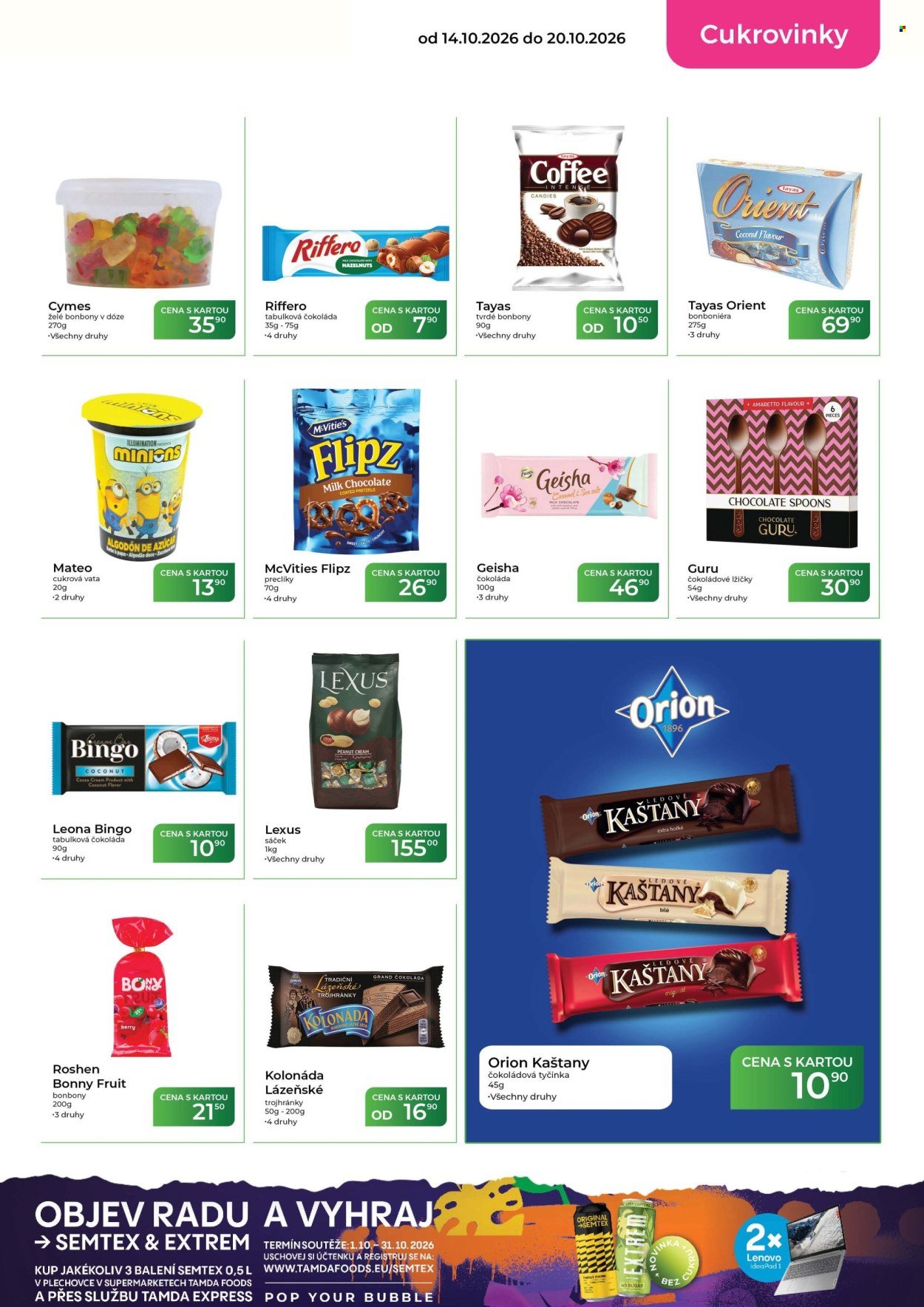TAMDA FOODS leták - Od středy 14.10.2026