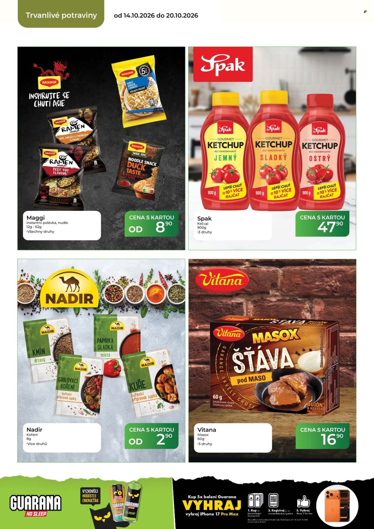 TAMDA FOODS leták - Od středy 14.10.2026