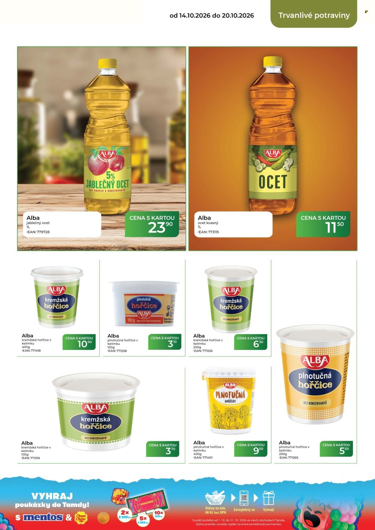 TAMDA FOODS leták - Od středy 14.10.2026