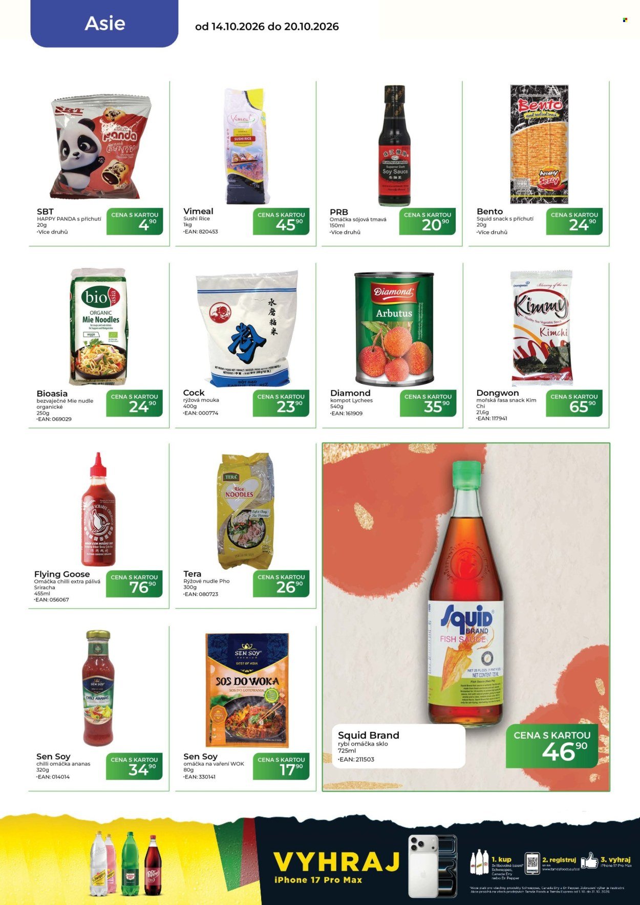 TAMDA FOODS leták - Od středy 14.10.2026