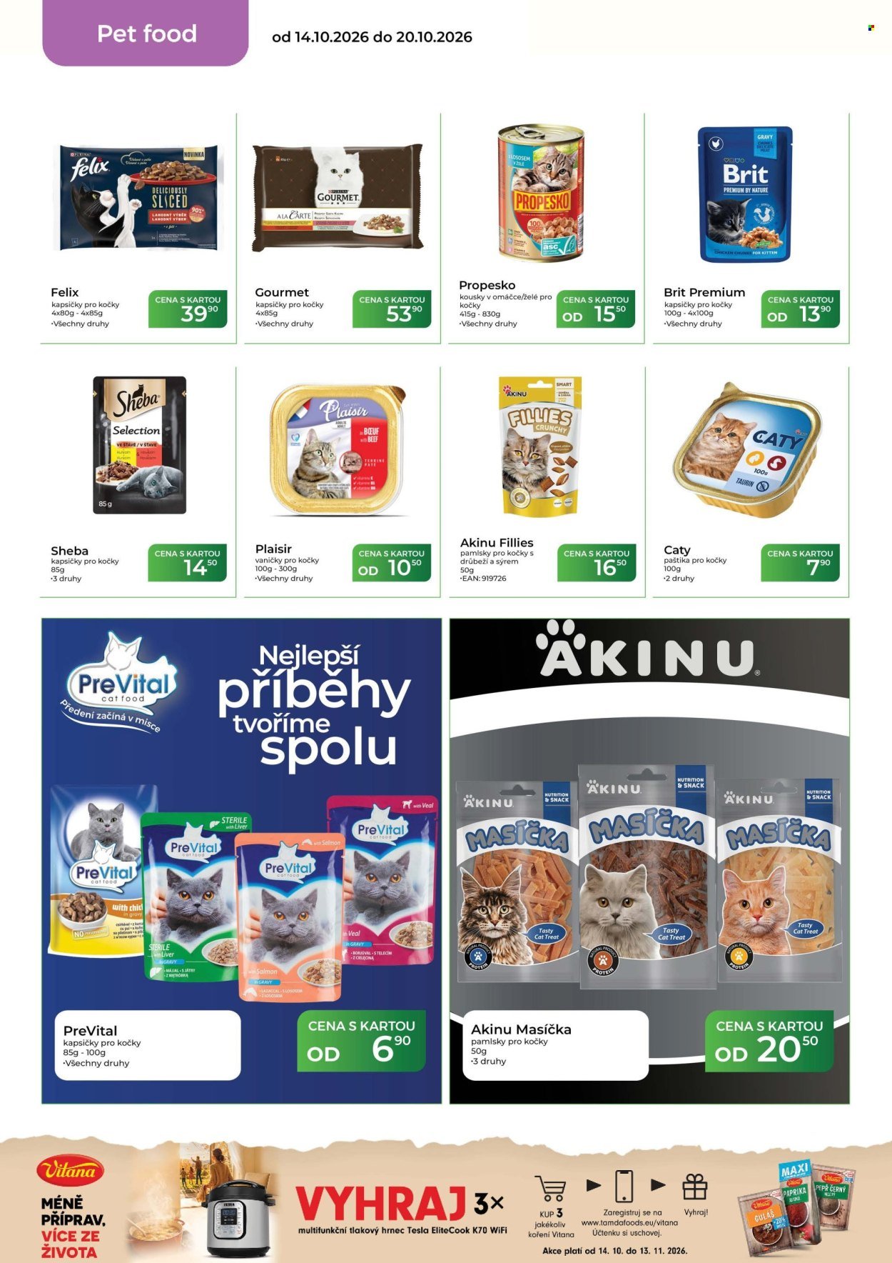 TAMDA FOODS leták - Od středy 14.10.2026