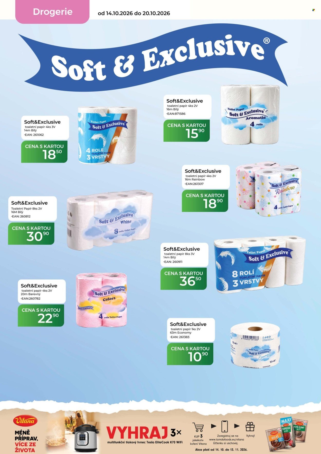 TAMDA FOODS leták - Od středy 14.10.2026