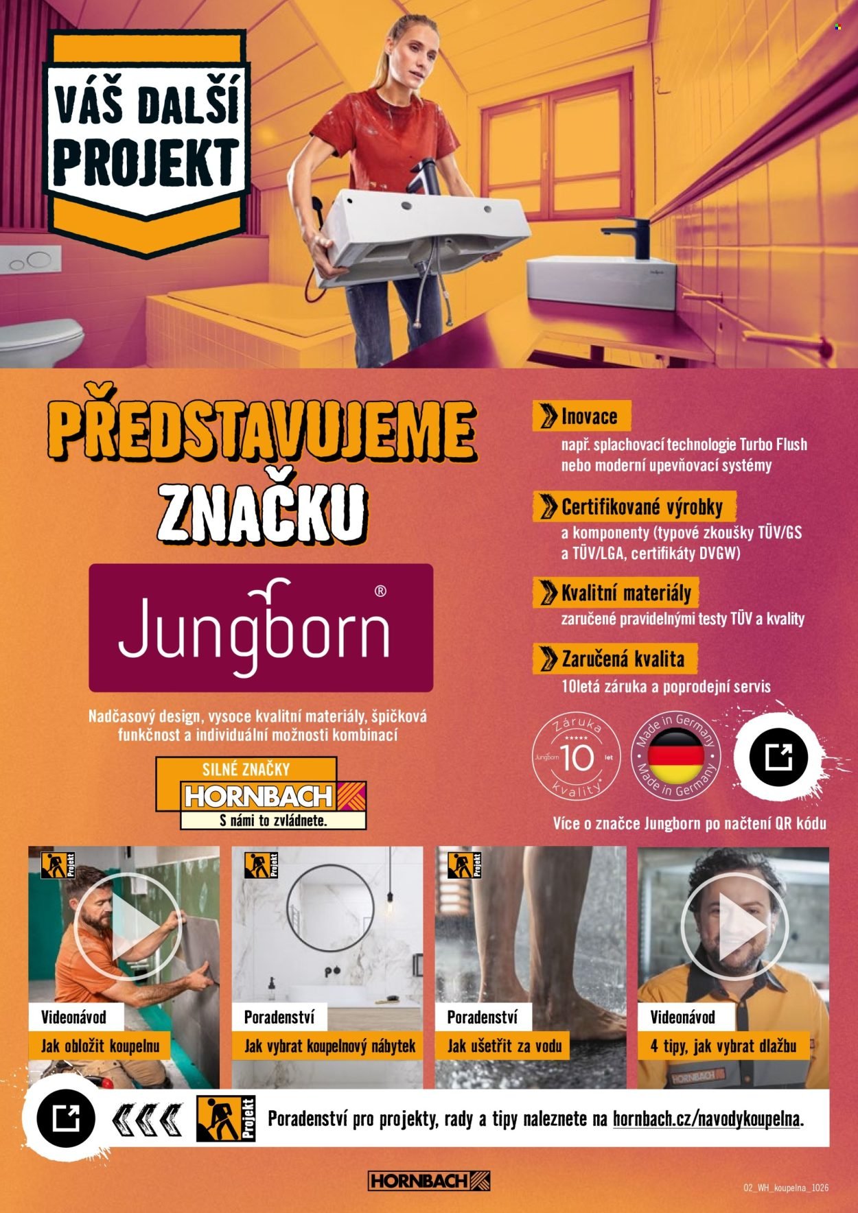 HORNBACH leták - Váš další projekt - Koupelna
