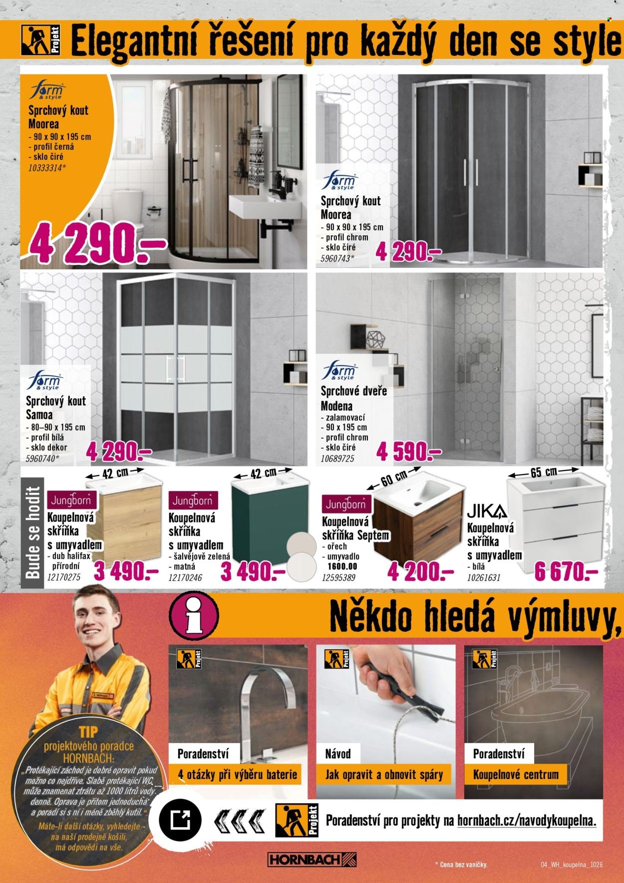 HORNBACH leták - Váš další projekt - Koupelna