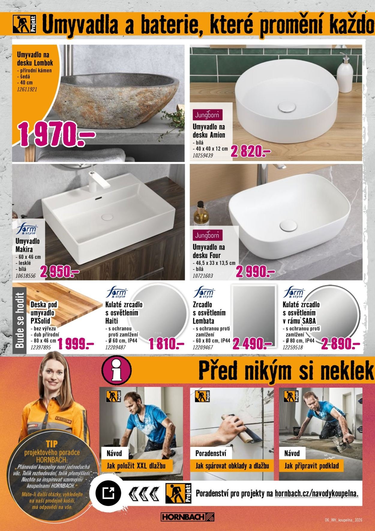 HORNBACH leták - Váš další projekt - Koupelna