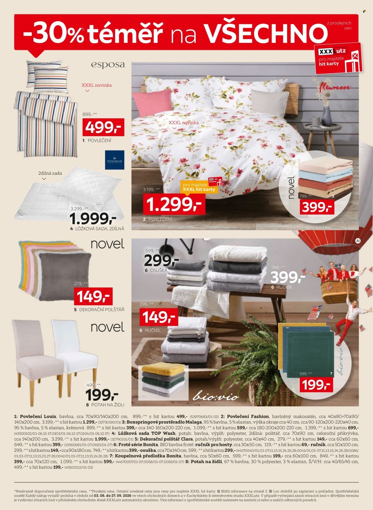 XXXLUTZ leták - Sleva 30 % na téměř vše