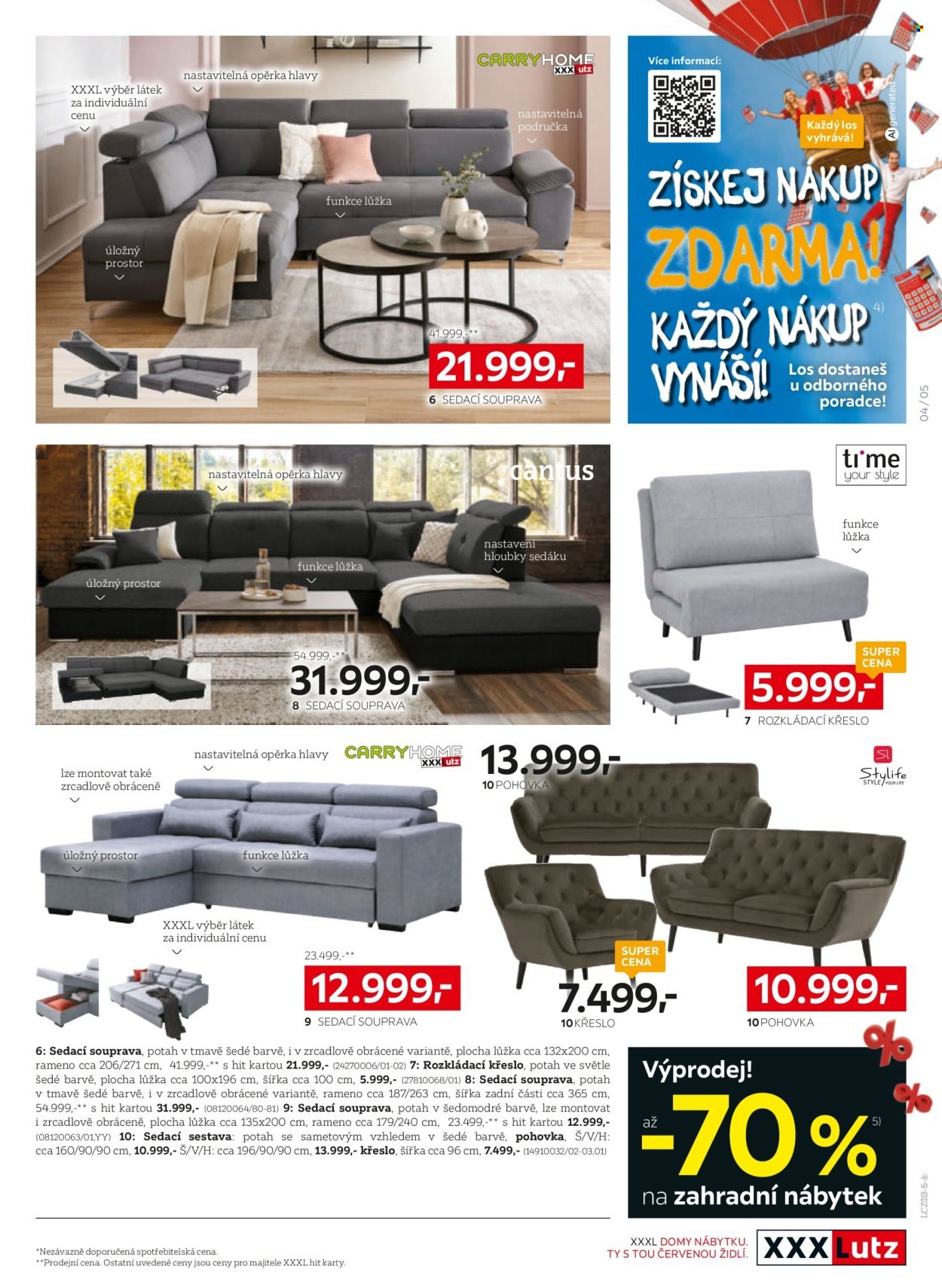 XXXLUTZ leták - Sleva 30 % na téměř vše