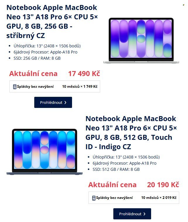 DATART leták - Tvůj obor. Tvůj MacBook. Mac umí hodně.