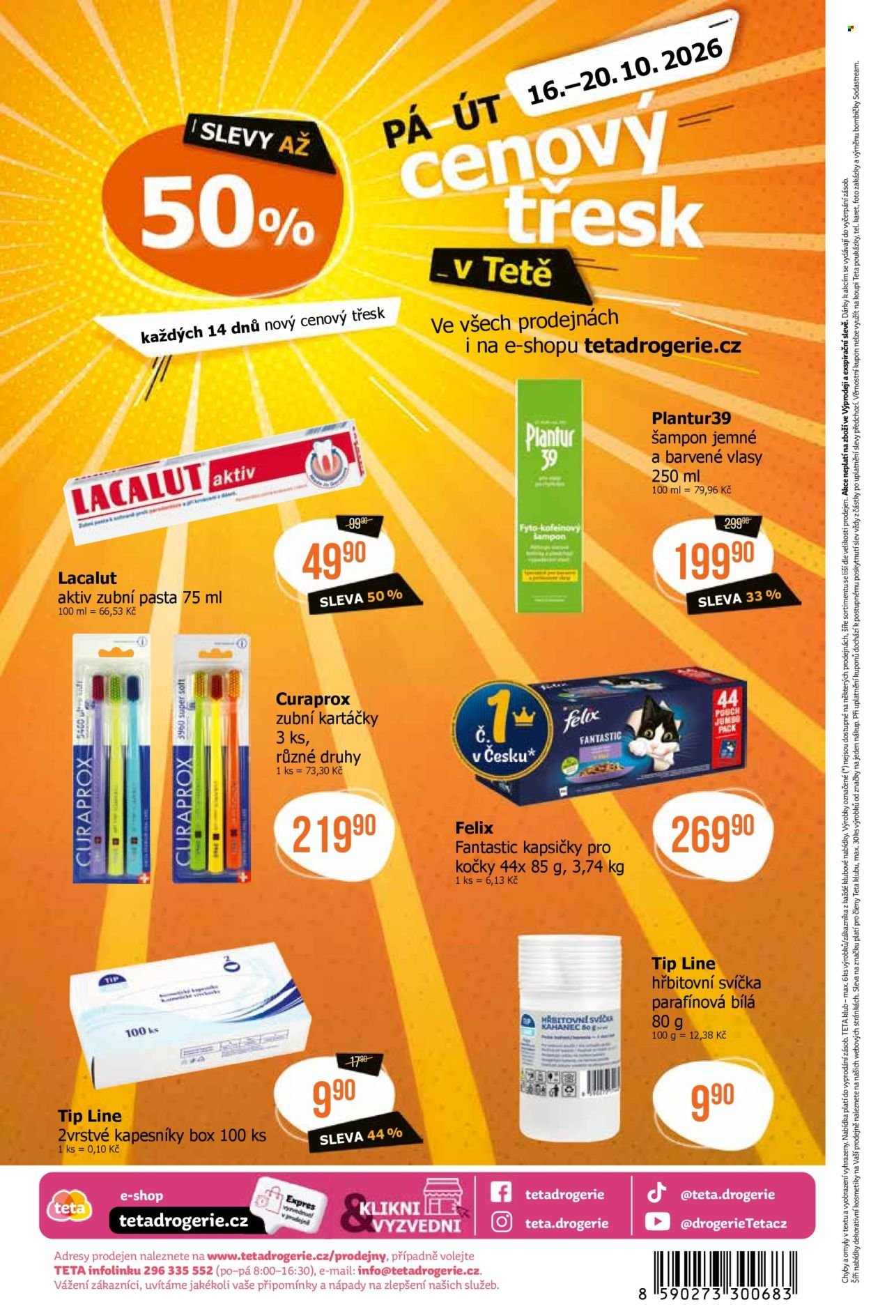 TETA DROGERIE leták - Od čtvrtka 8.10.2026
