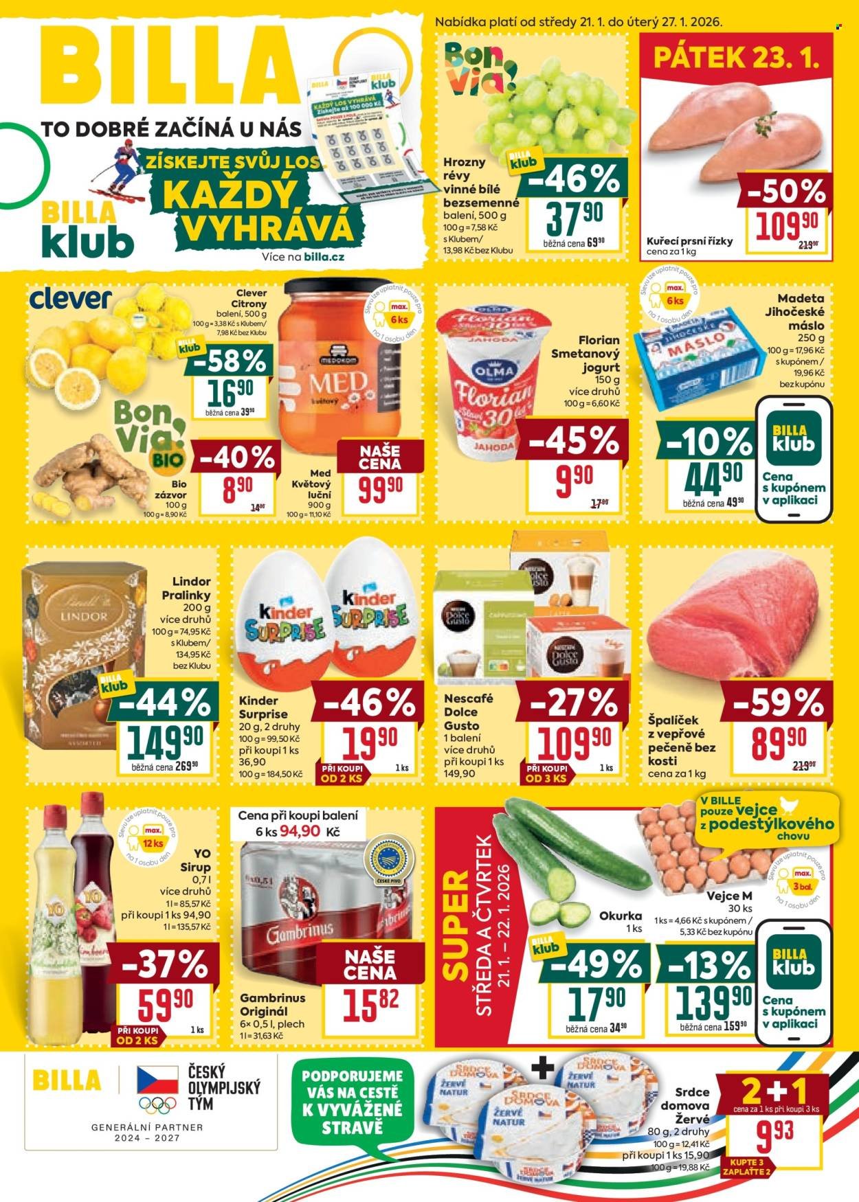 BILLA leták - Malý leták (2026-01-21 - 2026-01-27)